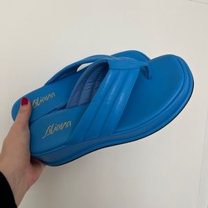 Blue plateau y2k heels platform